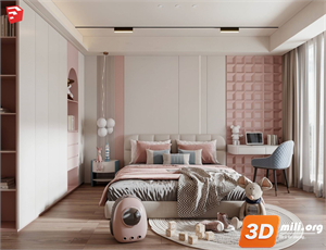 Children Room Scenes Skp FIles 